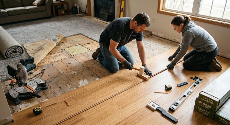 Bamboo Flooring Installation in Paramus, NJ
