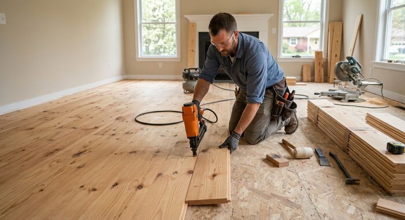 Maple Flooring Installation in Irvington, NY