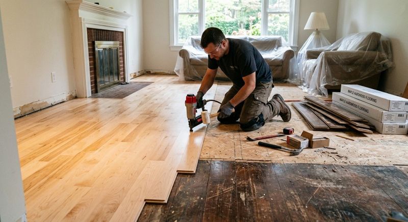 Maple Flooring Installation in Maspeth, NY