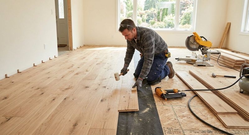 Oak Floor Installation in Ardsley, NY