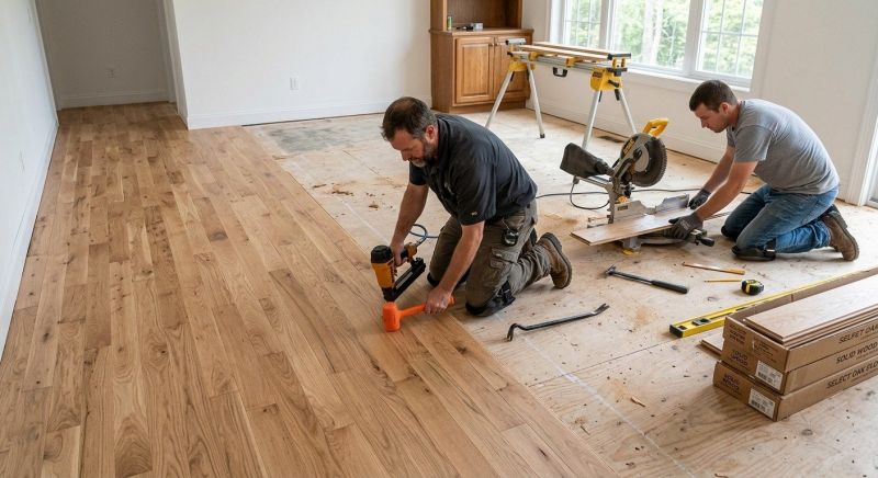 Oak Floor Installation in East Hanover, NJ