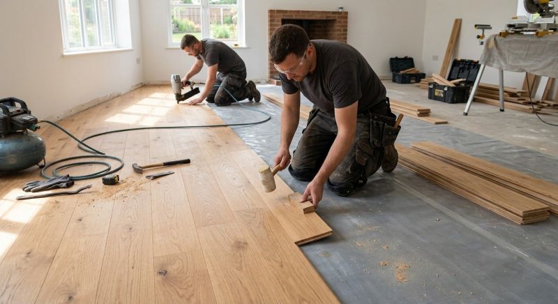 Oak Floor Installation in Elizabeth, NJ