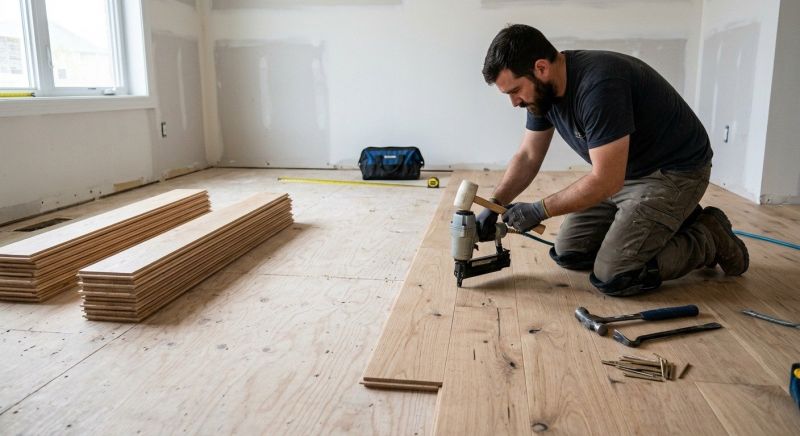 Oak Floor Installation in Elizabeth, NJ