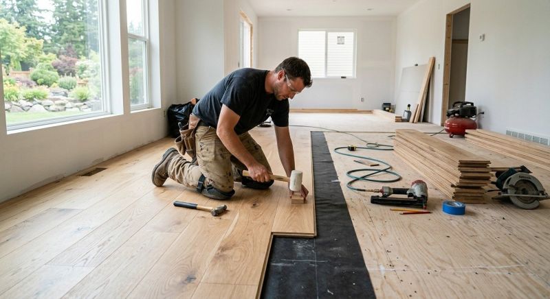 Oak Floor Installation in Ossining, NY