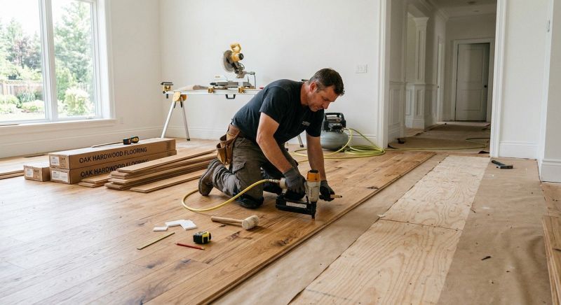 Oak Floor Installation in Queens County, NY