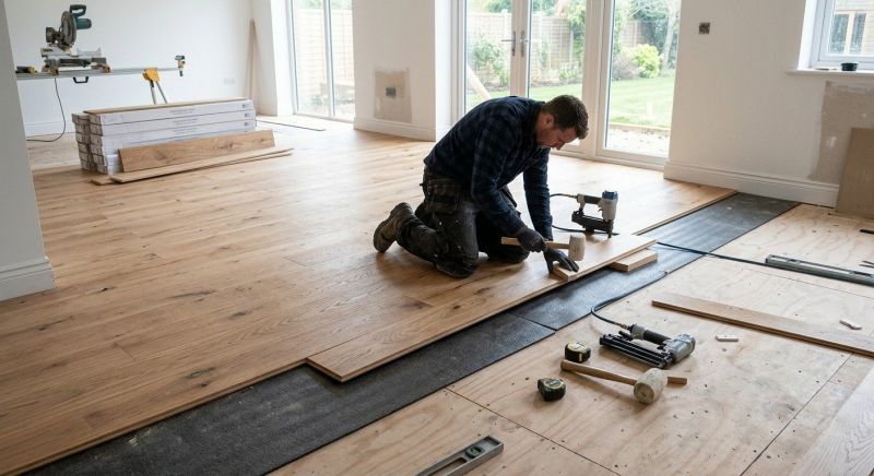 Oak Floor Installation in Union, NJ