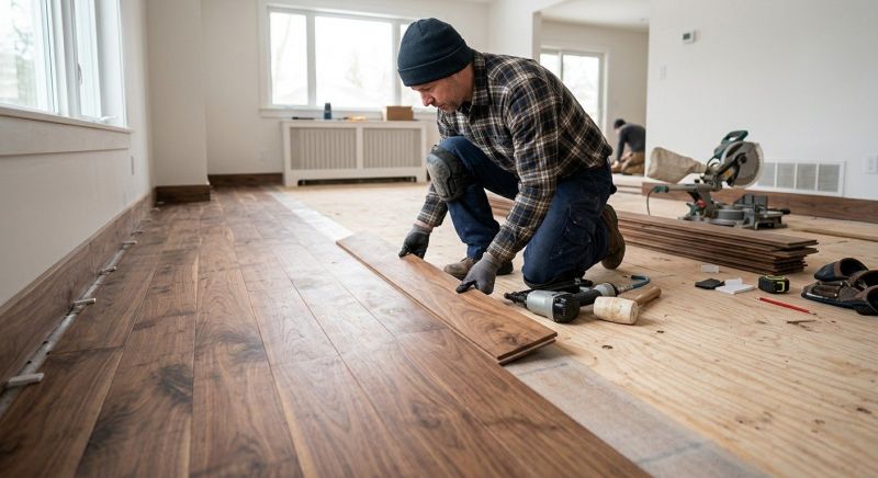 Walnut Flooring Installation in Paramus, NJ