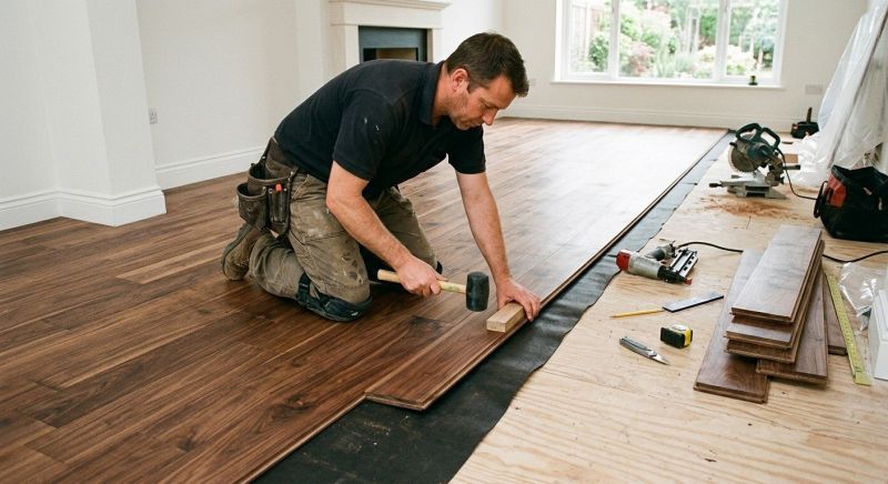 Walnut Flooring Installation in Paramus, NJ