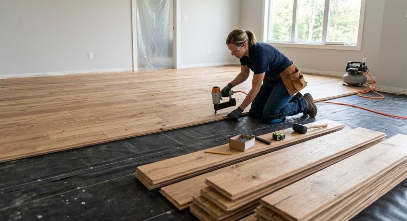 Walnut Flooring Installation in Paramus, NJ