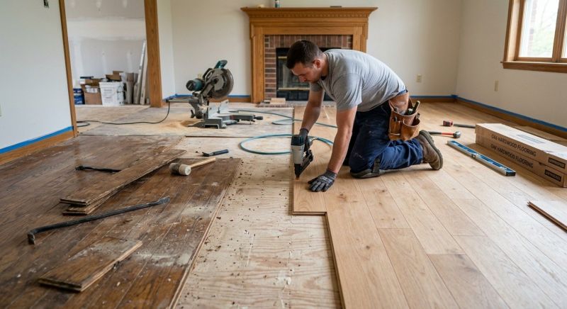Wood Floor Replacement in Nyack, NY